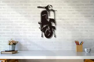Vespa decoracion pared