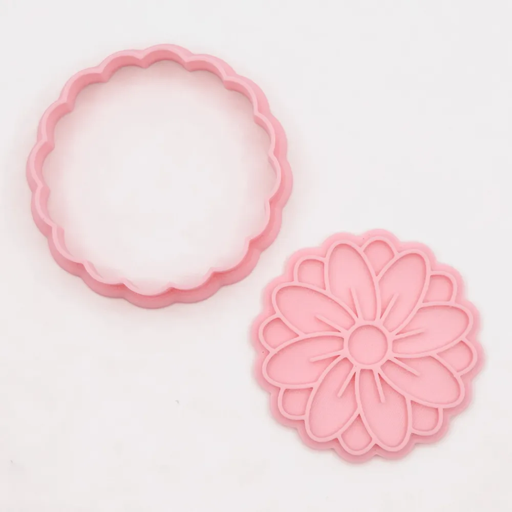 Flowers cookie cutters / stamp by Indibles MakerWorld