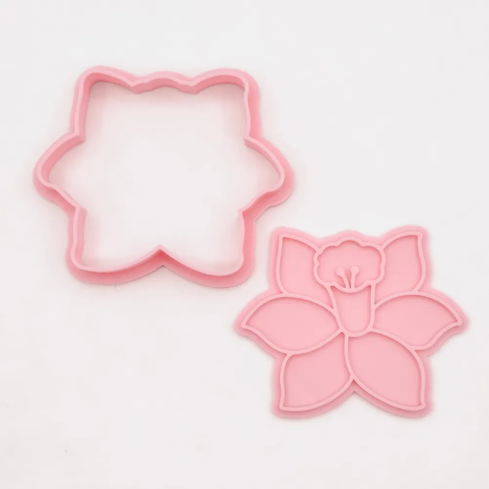 Flowers cookie cutters / stamp by Indibles MakerWorld