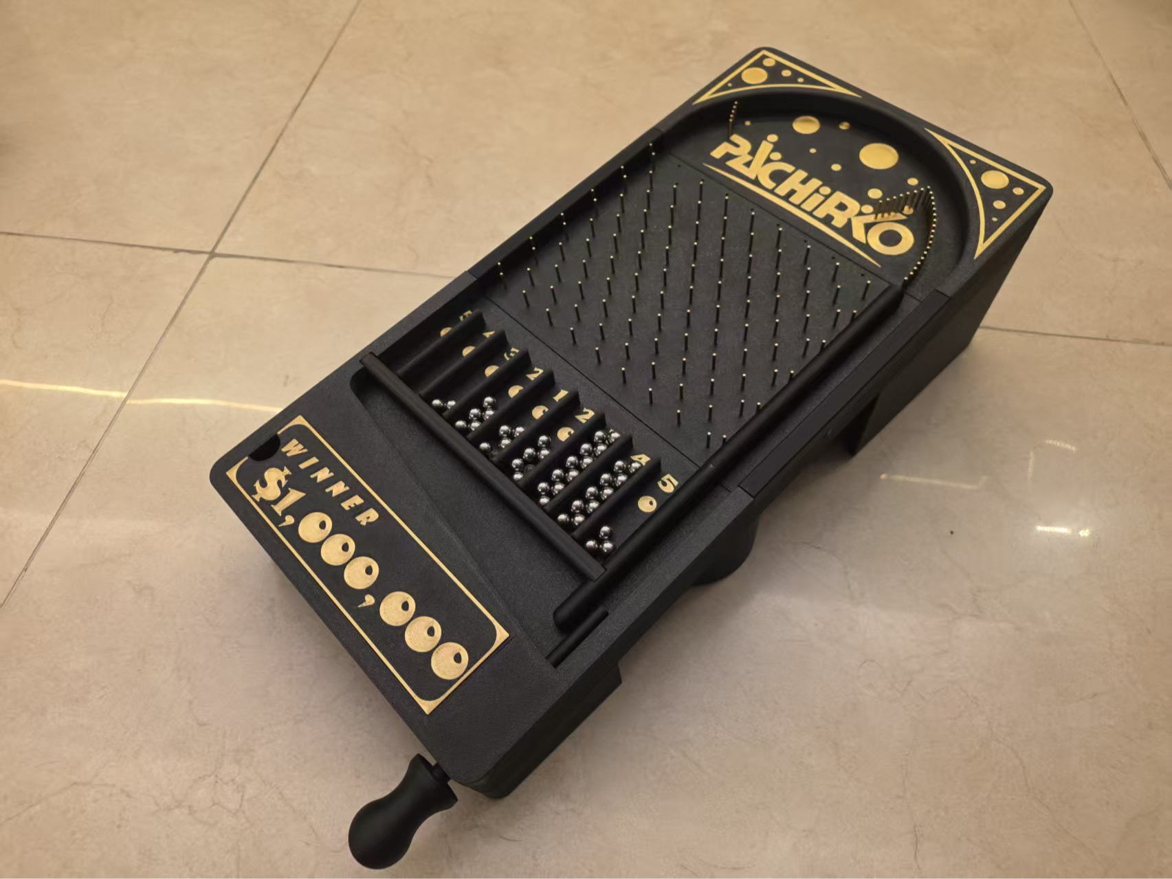 Miniatura 1 do modelo 3D 复古弹珠机