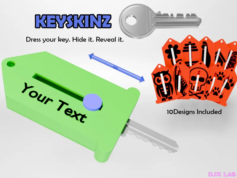 KeySkinz – Retractable Key Holder