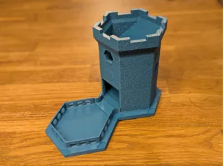 Connected Baseplates For Dice Tower