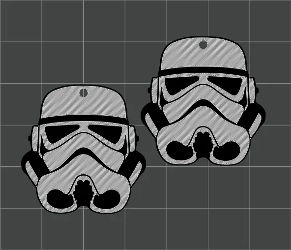 Star Wars "Stormtrooper" Earrings view 2