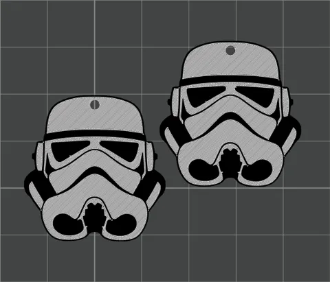 Star Wars "Stormtrooper" Earrings view 2