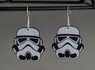 Star Wars "Stormtrooper" Earrings