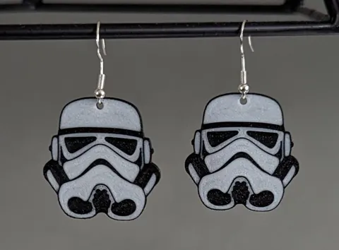 Star Wars "Stormtrooper" Earrings