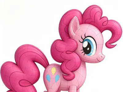 My Little Pony - Pinkie Pie Figurine Model - Cartoon Anime Figurine Ornament