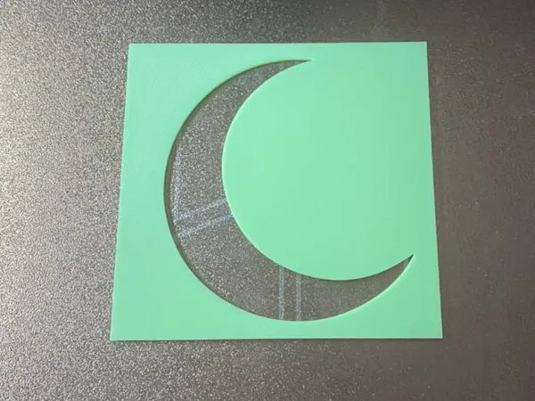 Pochoir lune
