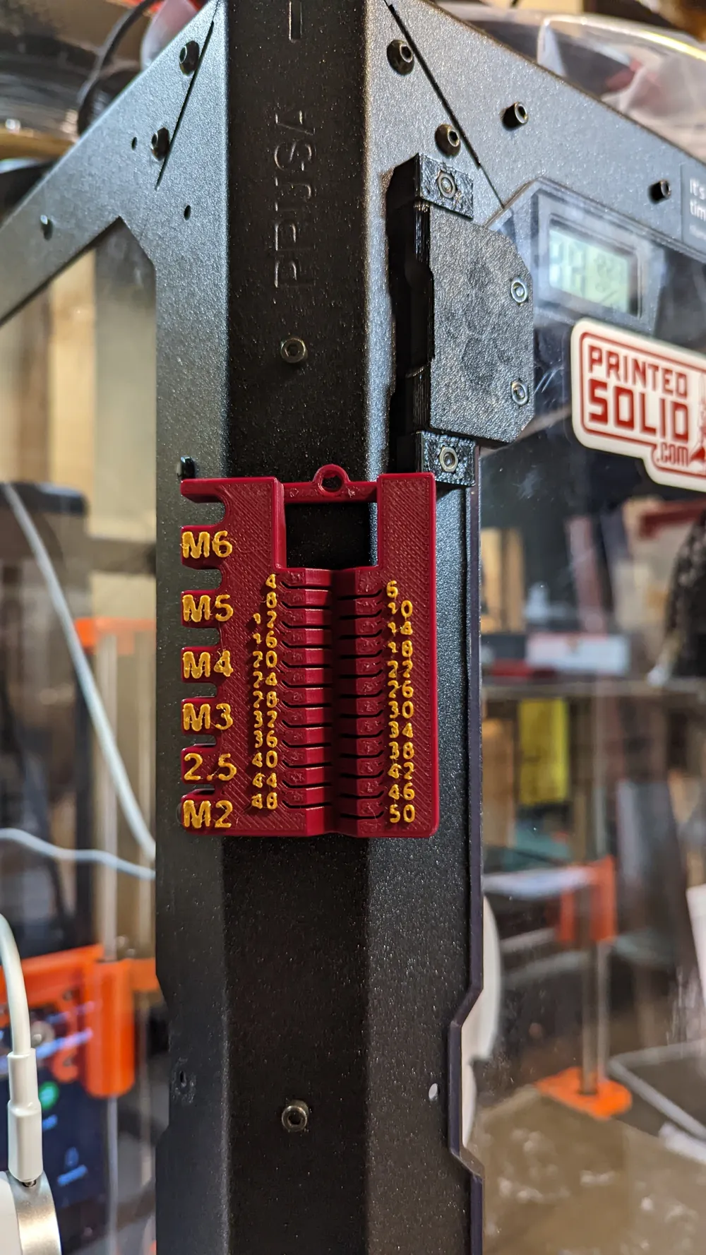 M2 Screw Ruler Rapid Metric Screw Measuring Tool M2-M6 Remixed by masseycreates ...