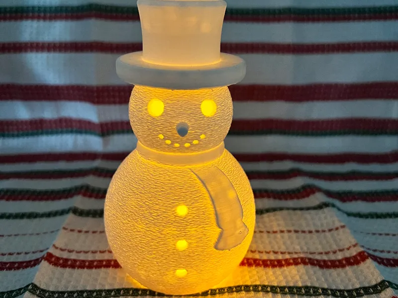 Snowman - Tea light