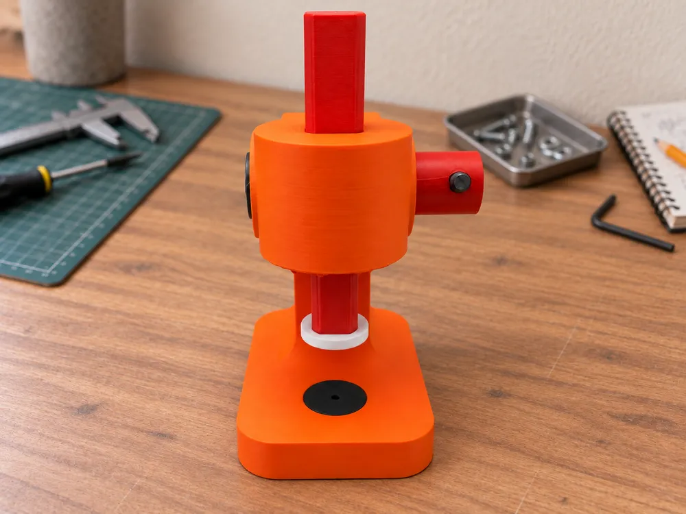 Studio Rack Diy Mini Mechanical Press β Mini Rack & Pinion Press - Free 3D Print Model ...