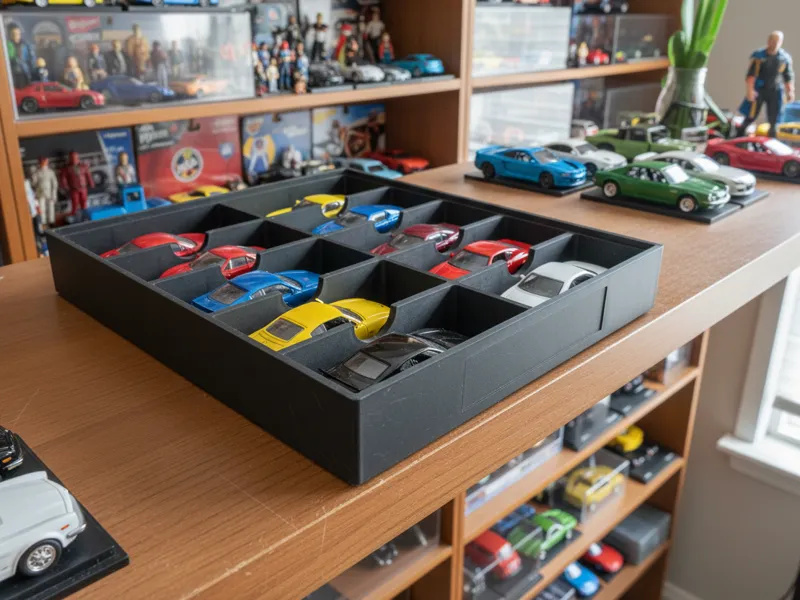 Stackable Hot Wheels Storage with Lid