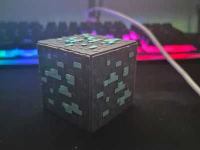 Minecraft Diamond Ore Block
