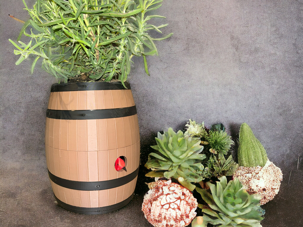 Self Watering Barrel Planter