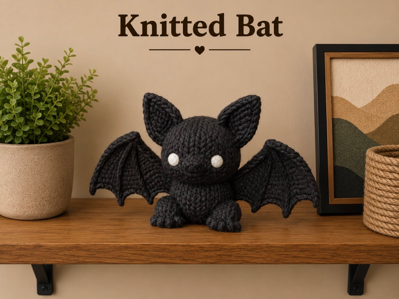 Knitted Bat