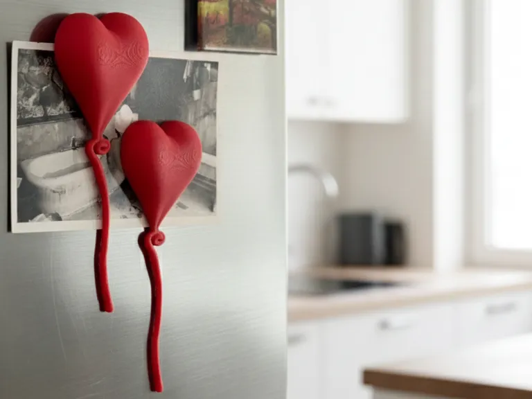 Schwebender Herzballon-Magnet Valentinstag-Special