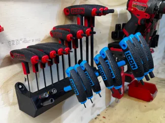 Icon T Handle Hex Key Wall Storage