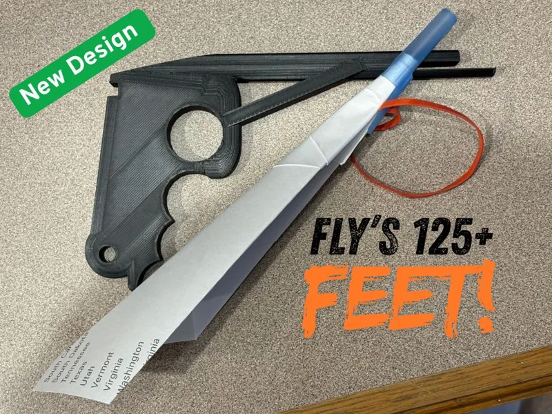 Paper Rocket Launcher