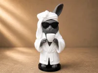 Bunny with Coffee