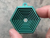 Porte-clés fidget hexagonal — photo 3