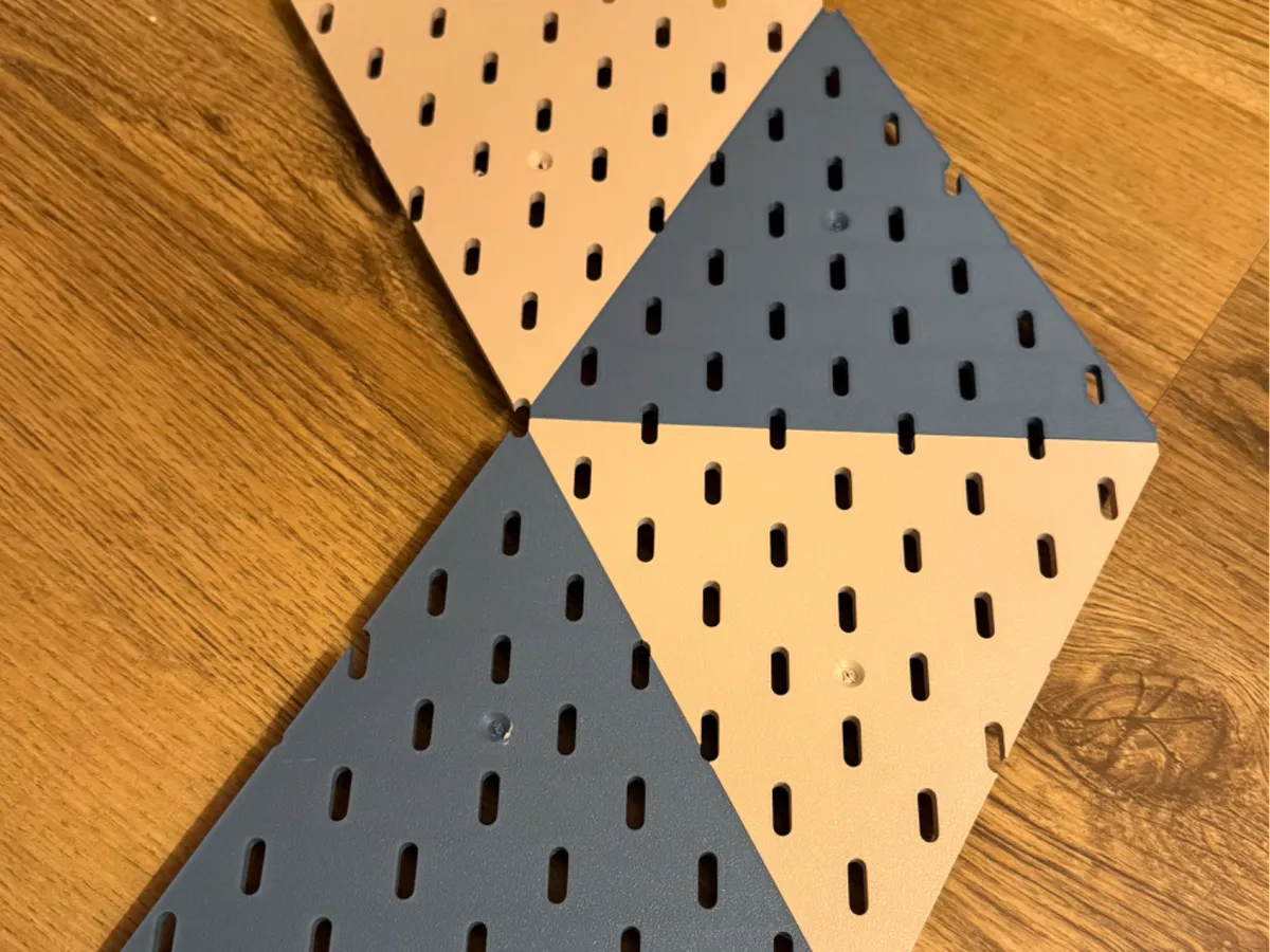 Printmaking Polyboard TriBase - Triangular Skadis Board in modern style - Free 3D Print Model ...