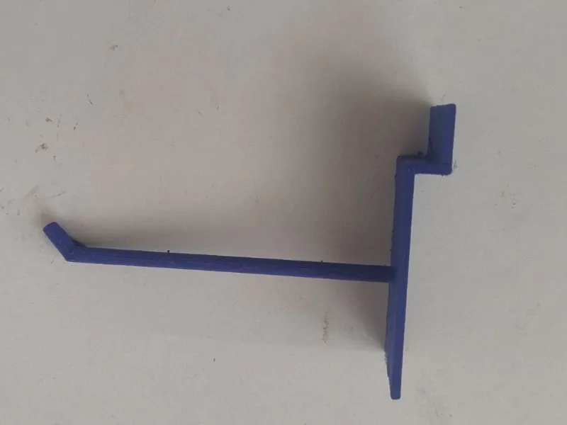 GANCHO PARA PANEL RANURADO/HOOK FOR SLOTTED PANNEL