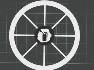 Kill Team Smoke Grenade Token with effect ring