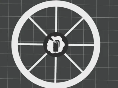 Kill Team Smoke Grenade Token with effect ring