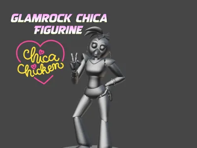 Glamrock Chica Figurine - FNAF