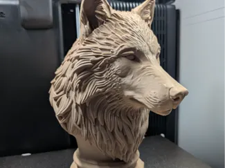 Wolfskopf Büste