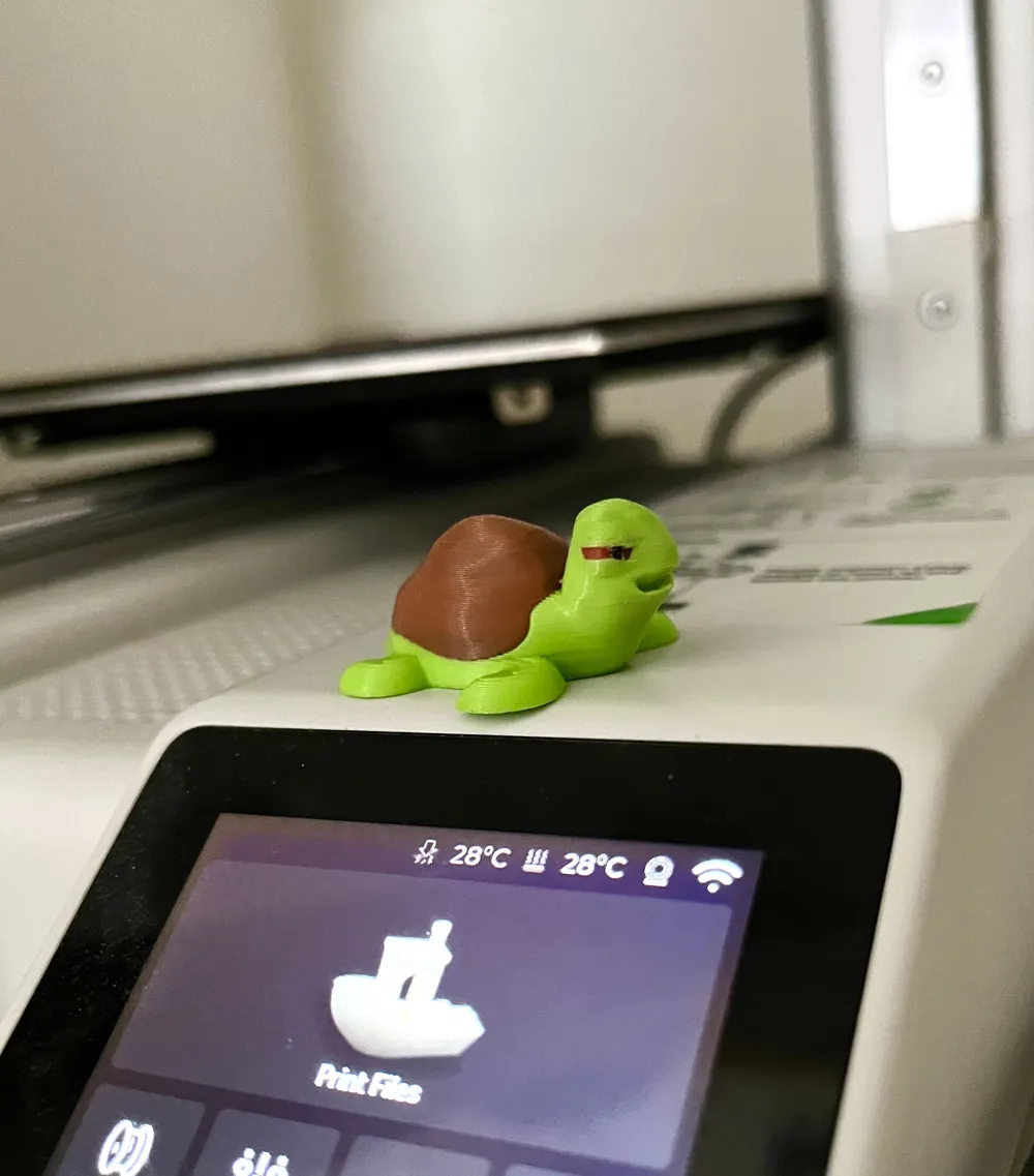 Stoned Turtle Buddy (mini meme figure) by Bash Studio 3D - MakerWorld