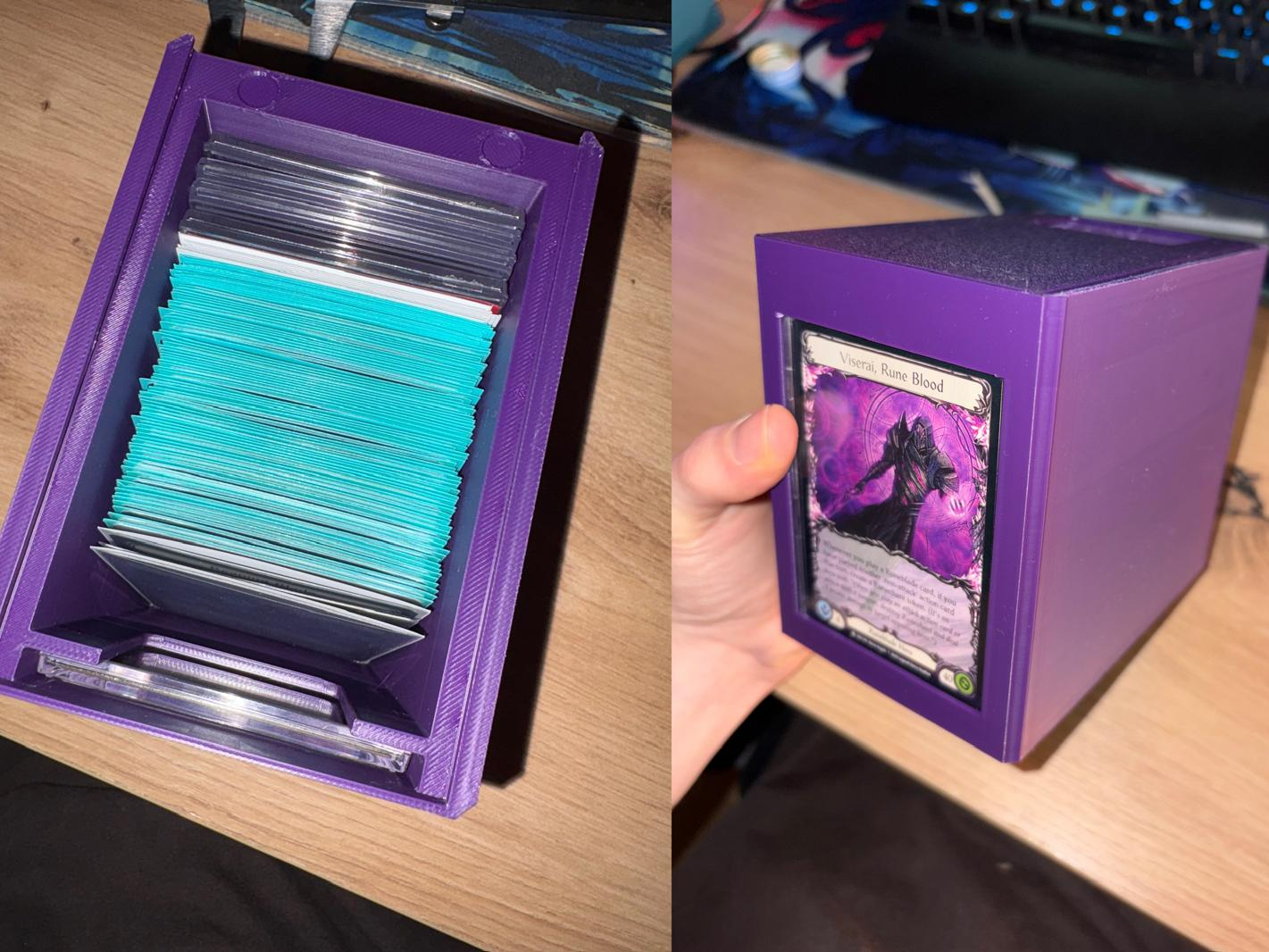 TCG Deckbox with Snapcase-Window (100+Cards)