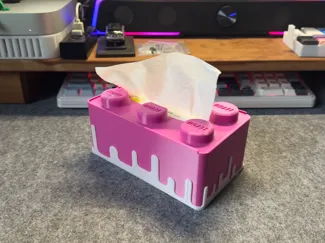 改进版乐高纸巾盒