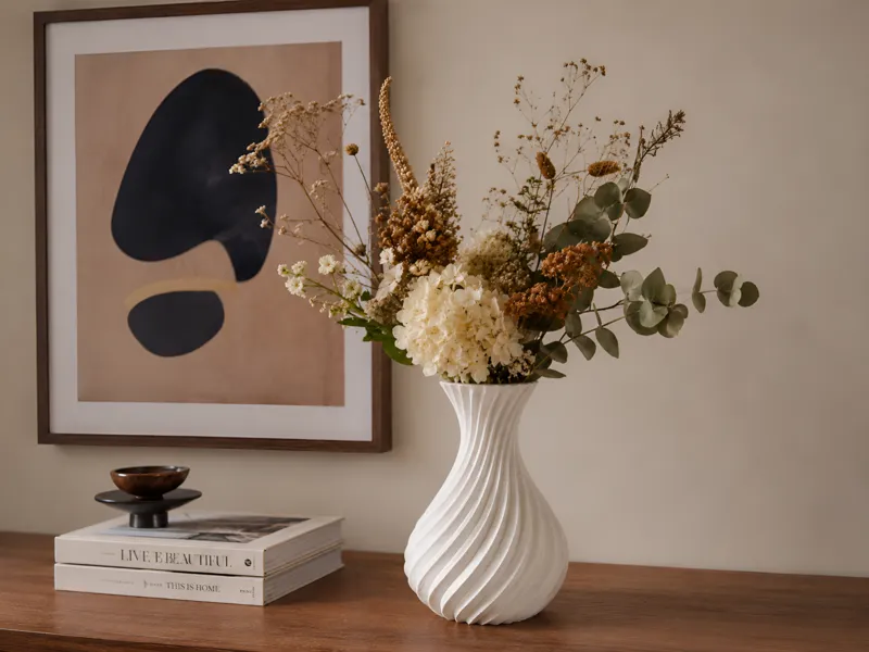 Spiral Wave Vase