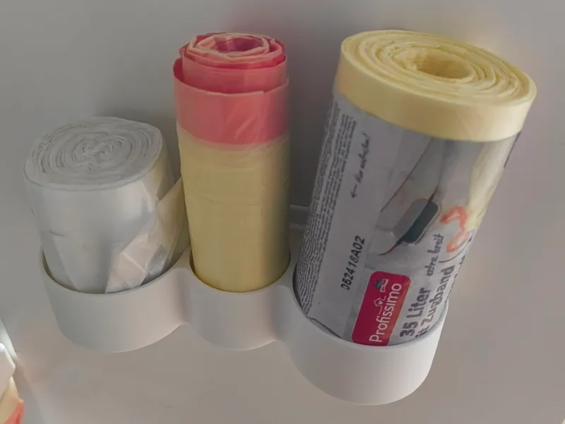 Halterung für Mülltüten oder Plastikbeutel