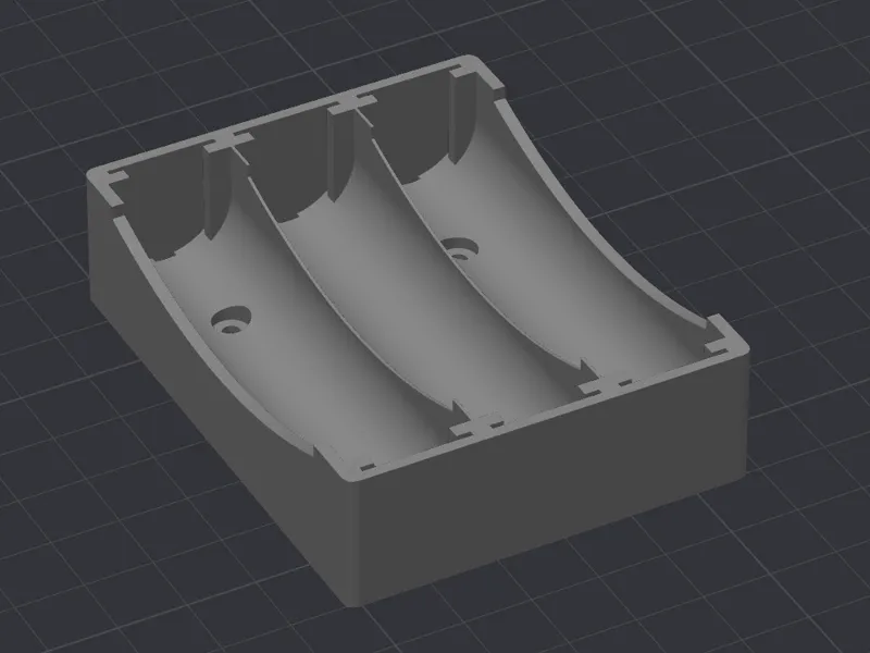 Tripple 18650 battery holder