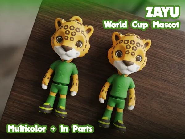 Zayu — mascotte flexible Coupe du Monde 2026