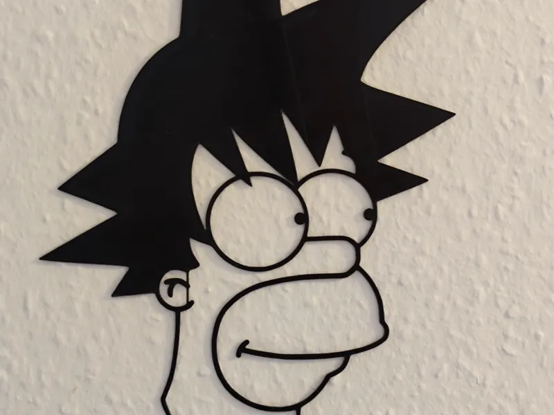 Homer Super Saiyajin