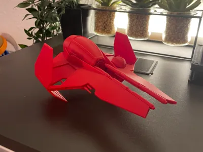 Star Wars Jedi Interceptor Starfighter Spaceship