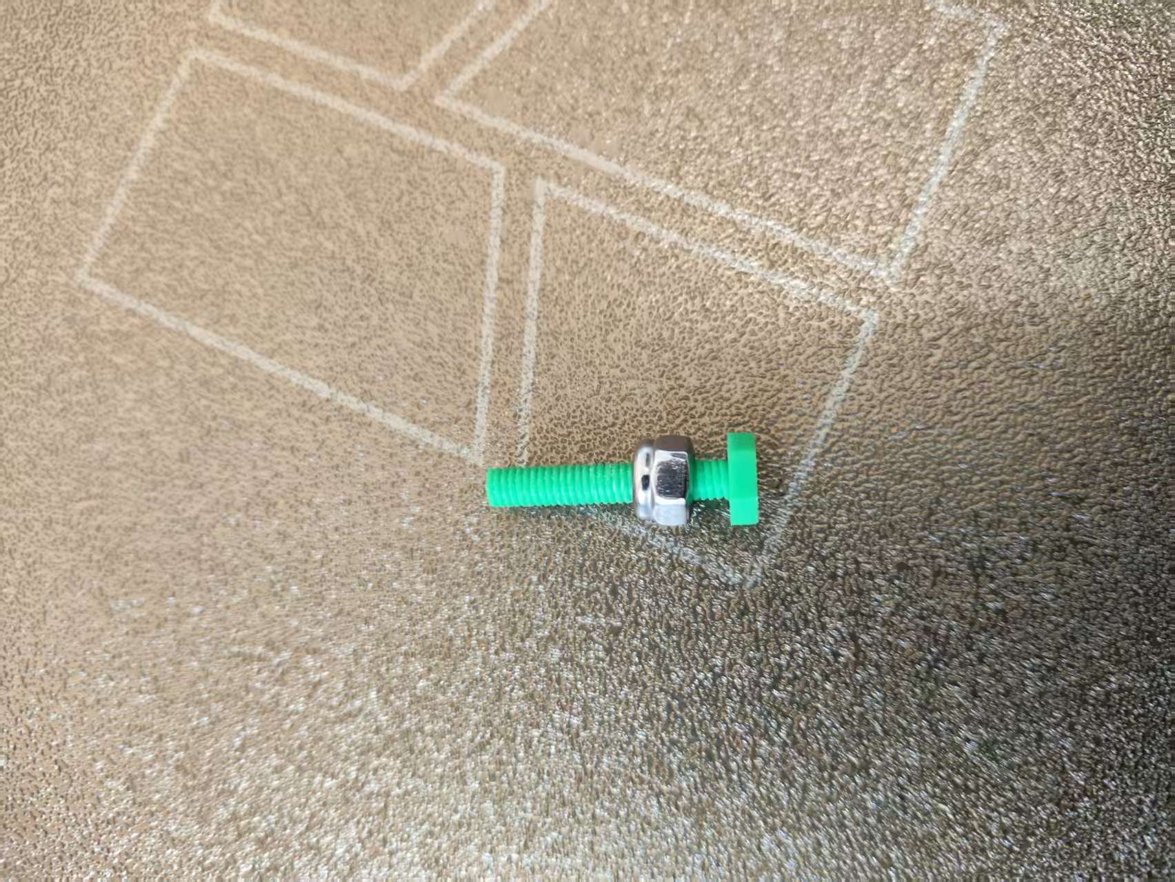 Miniatura 4 do modelo 3D M4外六角螺丝、螺帽