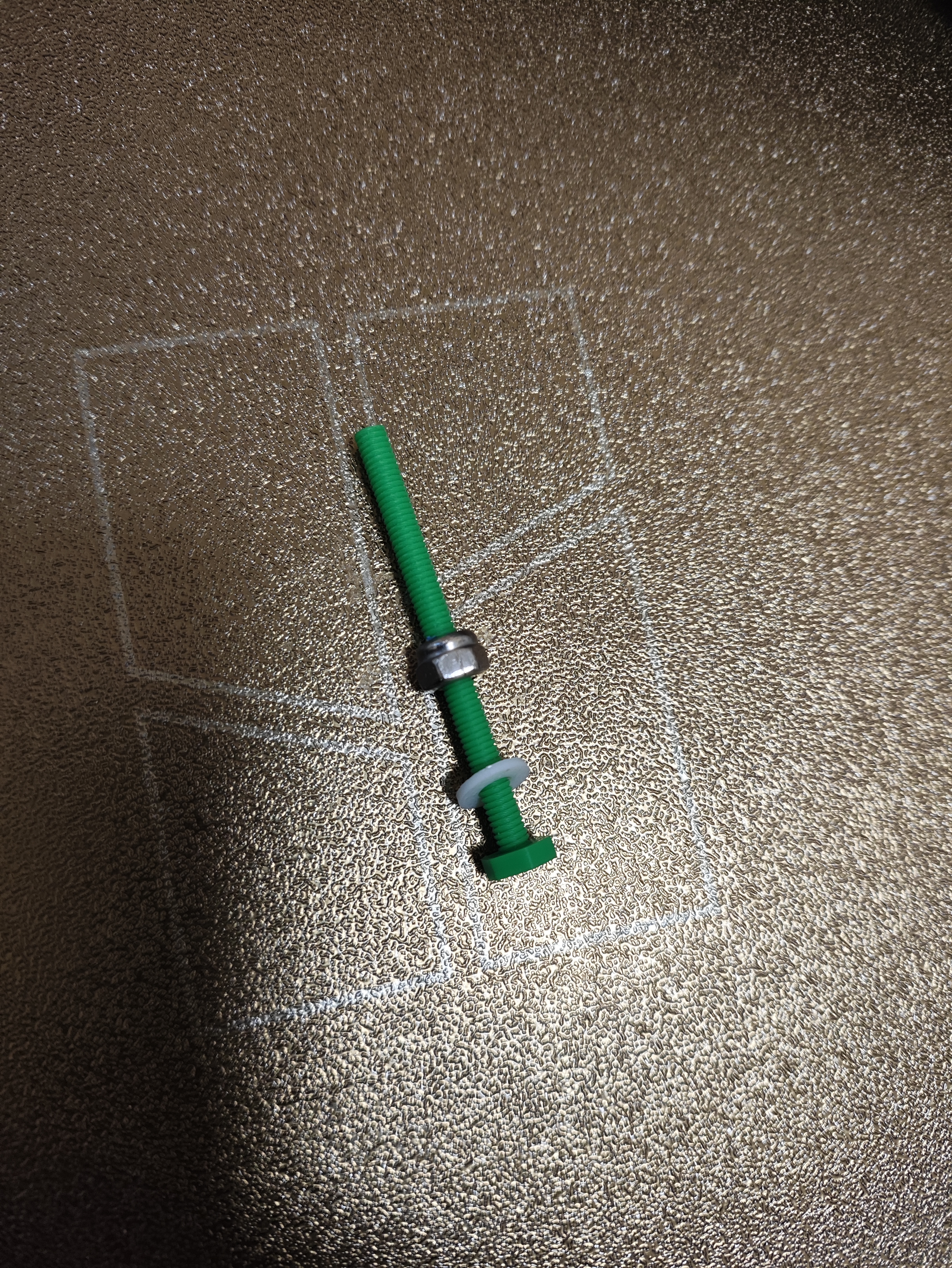 Miniatura 12 do modelo 3D M4外六角螺丝、螺帽