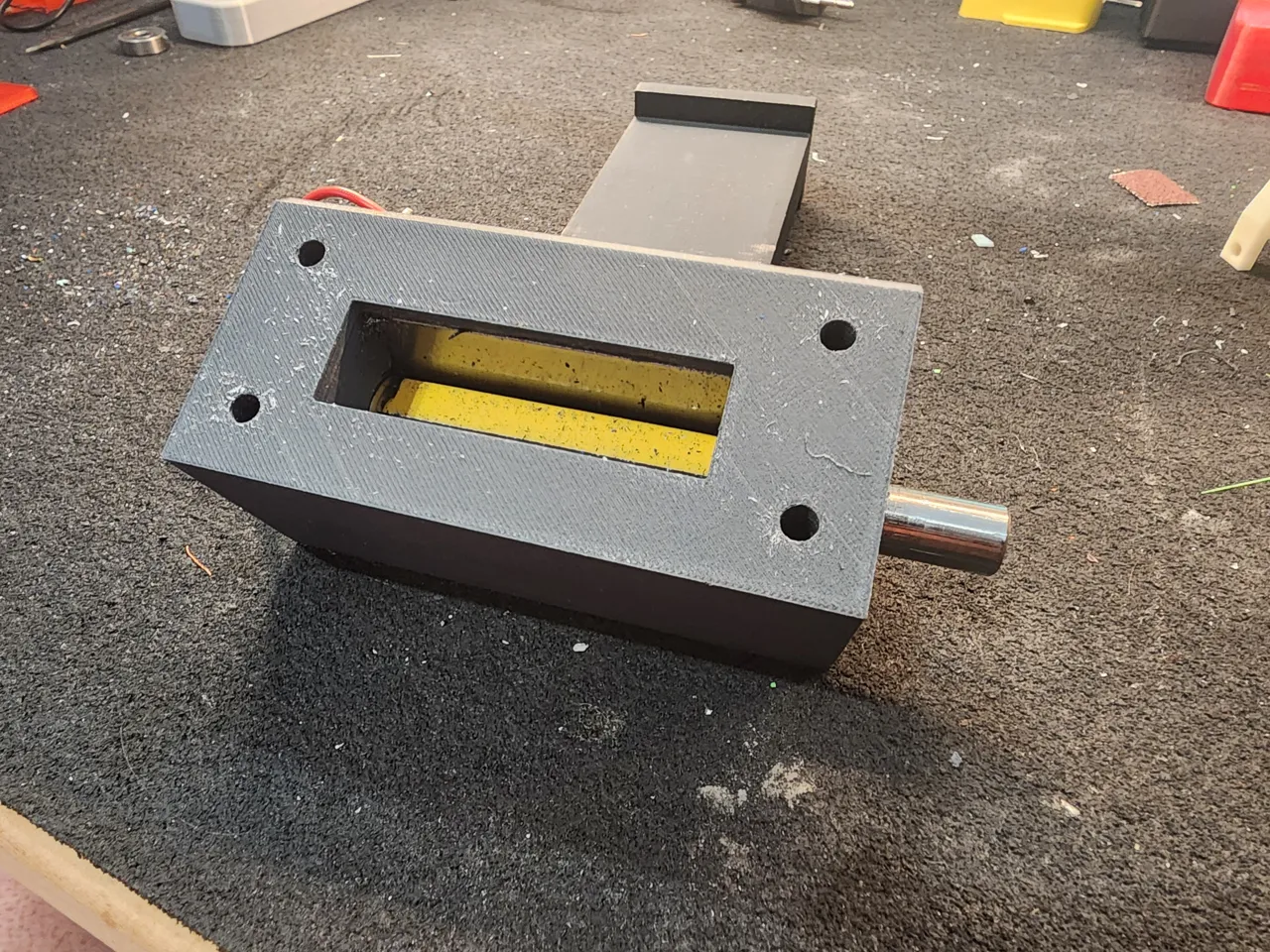 3D Print Waste Shredder (Drill-Powered) view 3
