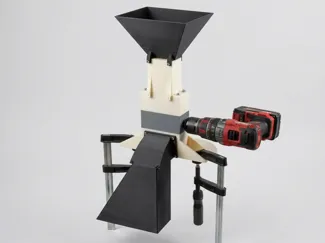 3D Print Waste Shredder (Drill-Powered)