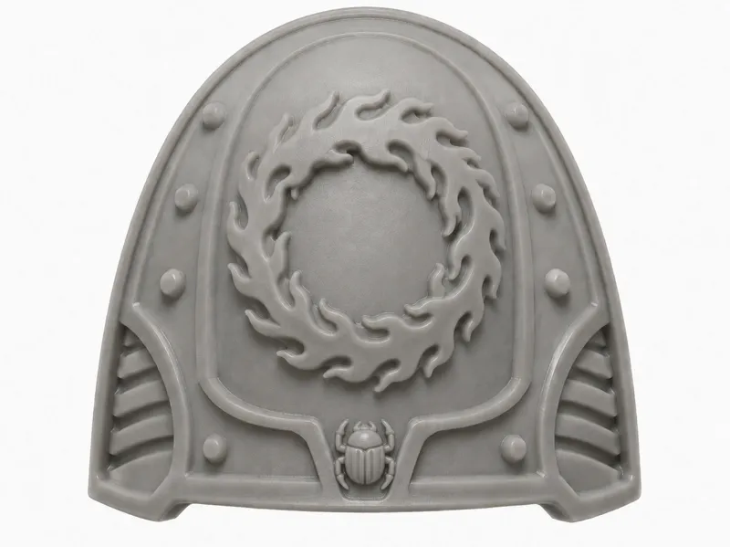 Azure Pharaohs Shoulder Pads – Set of 10