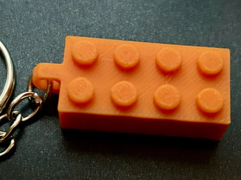Brick Block Keychain