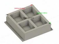 Gabarit de gravure laser pour verres à shot — photo 2