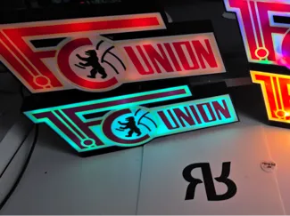 1. FC Union Berlin Lichtbox Perfekte Version LED