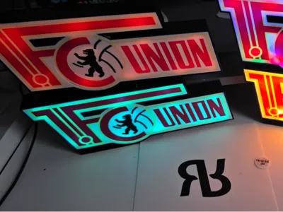 1. FC Union Berlin Lightbox Perfect Version LED