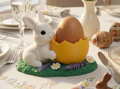 Spring Bunny Egg Holder Easter Bunny Egg Holder