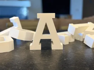 Large Standing Letters